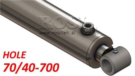hydraulisk cylinder hål 70-40-700