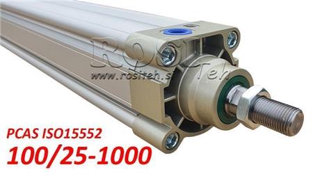 ΠΝΕΥΜΑΤΙΚΟΣ ΚΥΛΙΝΔΡΟΣ PCAS 100/25-1000 BE ISO15552
