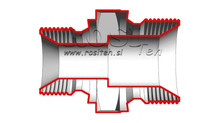 HYDRAULIK REDUZIER BSP 3/8-1/2