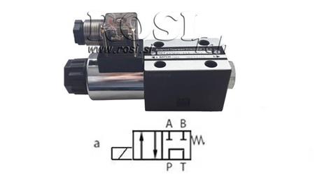 HYDRAULICKÝ ELEKTRO MAGNETICKÝ VENTIL KV-4/2 CETOP 3 12/24/230V 2A