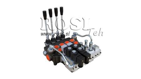 VANNE HYDRAULIQUE 4xP80 - EO 12V