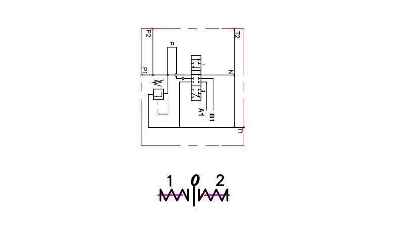 VERDRAHTUNGSSCHEMA 1xP40 EINDIRIGIEREND B1