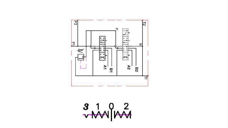 DIAGRAMME DE CÂBLAGE 2xP40 FLOTTANT
